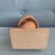 Vintage Japanese kokeshi doll in bamboo japenese dancing geisha