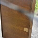 Vintage bamboo bar cabinet