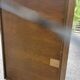 Vintage bamboo bar cabinet