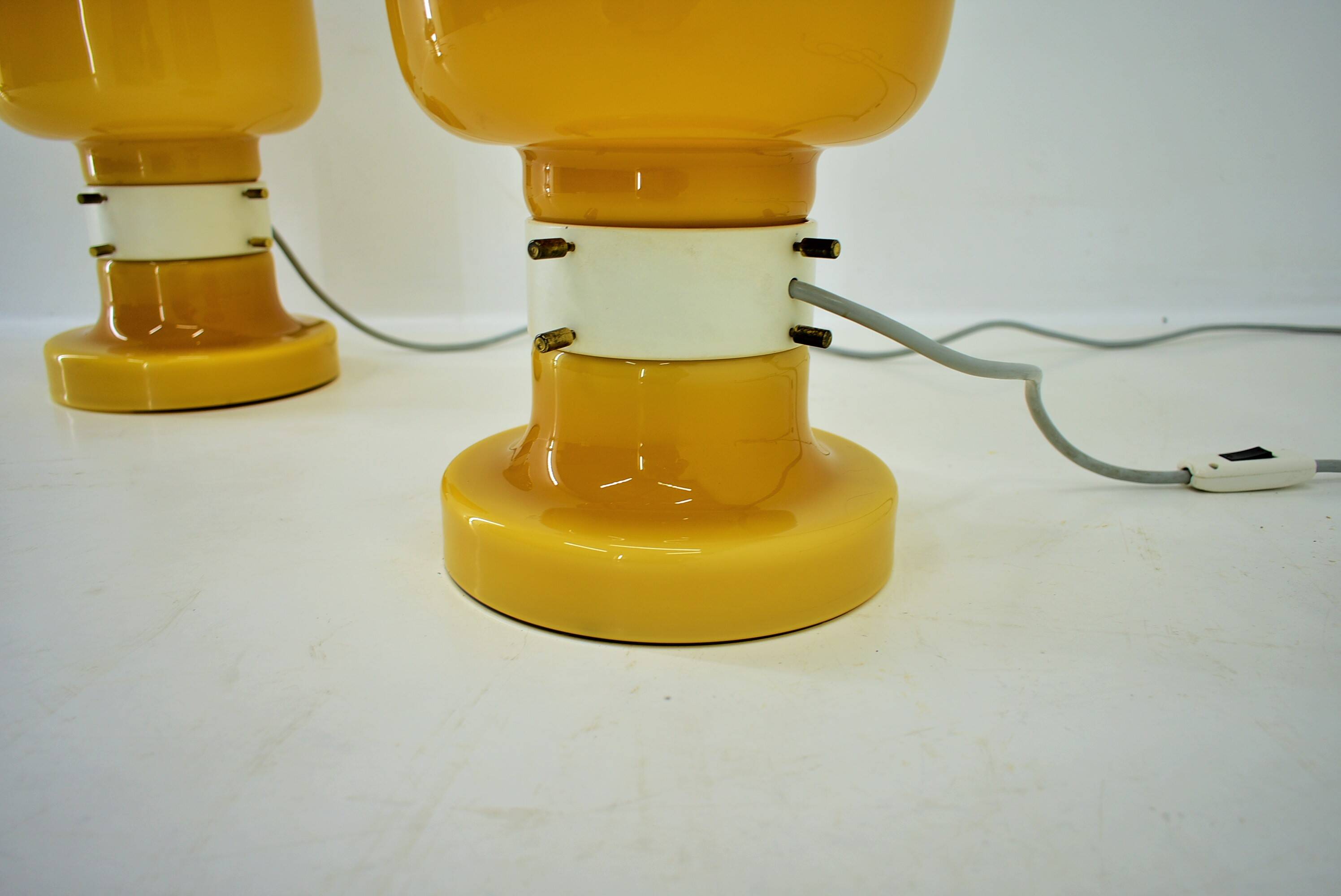 Pair of Midcentury Table Lamps by Zbyněk Hřivnáč, Equipment Hotel Praha, 1960s