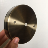 Blue Clichy glass Art Deco suspension