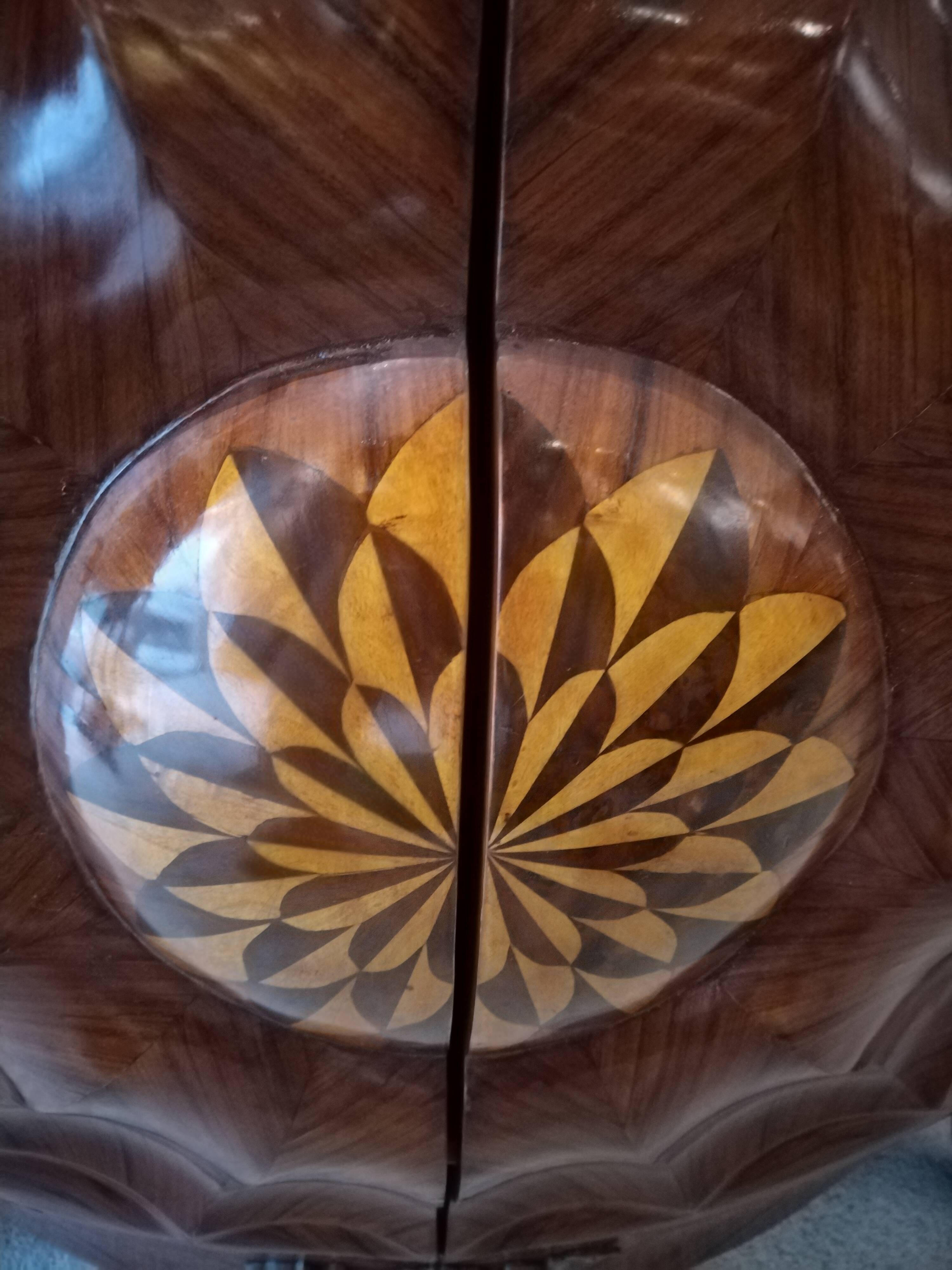Louis XV style marquetry bar furniture