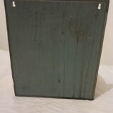 Old industrial metal magazine door