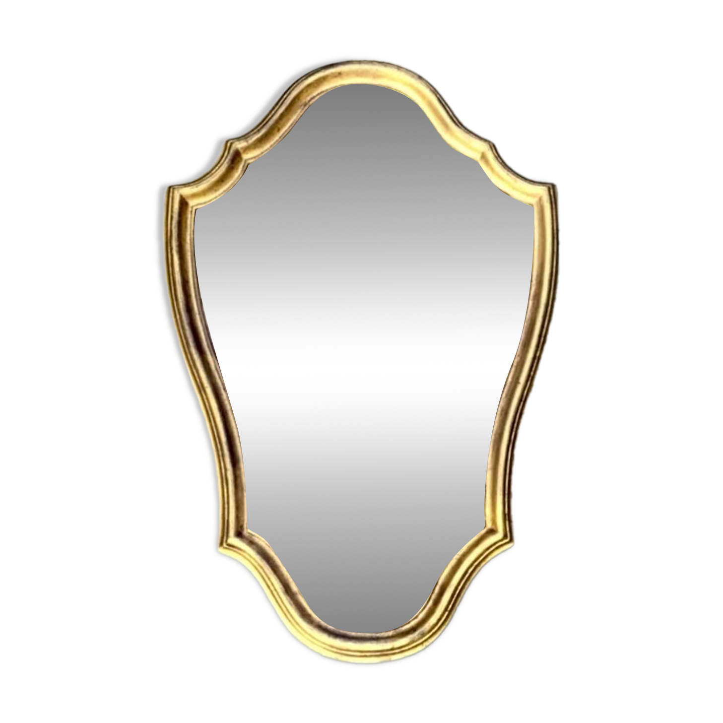 Louis XV style gilded resin mirror – 1960s
