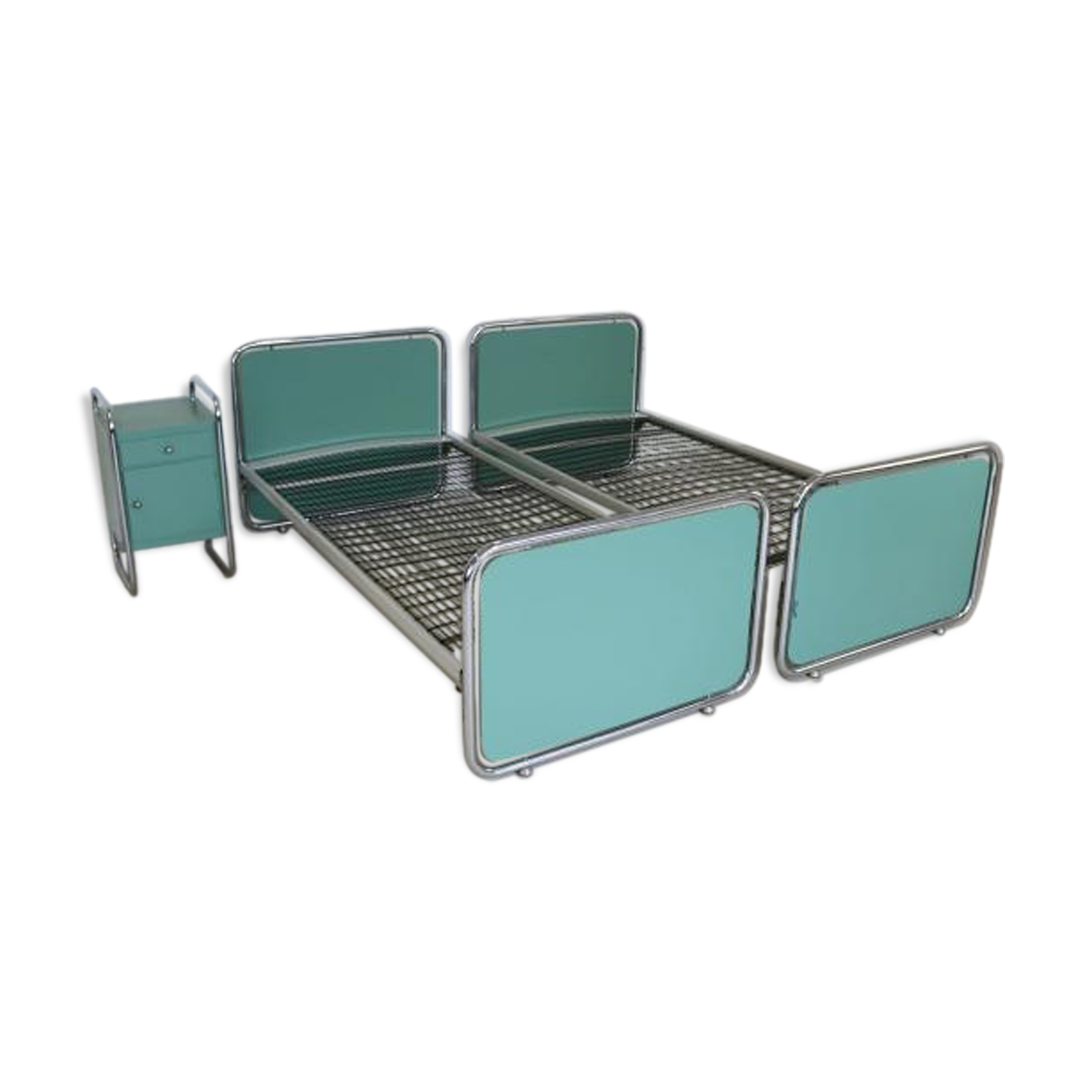 Vintage Tubular Chrome Chamber Set