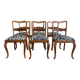 Set of 6 English cheppendeale chairs