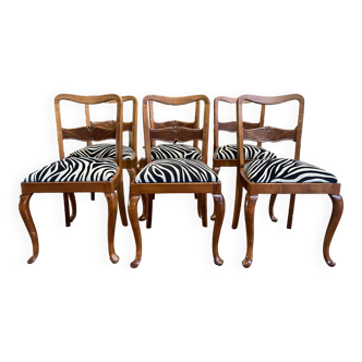 Suite de 6 chaises anglaises cheppendeale