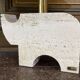 Pair of Italian travertine lamps by Fratelli Mannelli