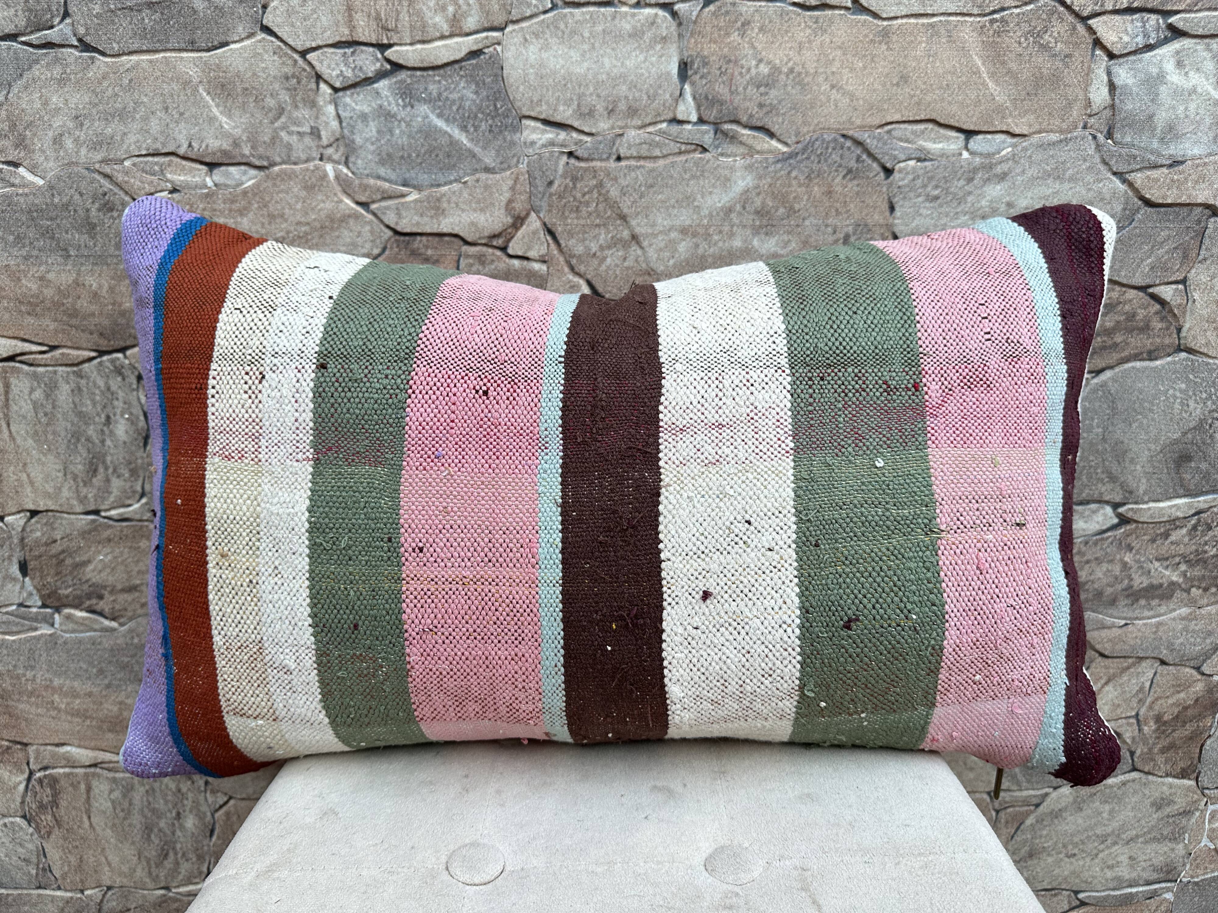 Vintage Moroccan Berber wool cushion cover