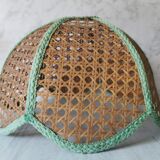 Vintage cane lampshade