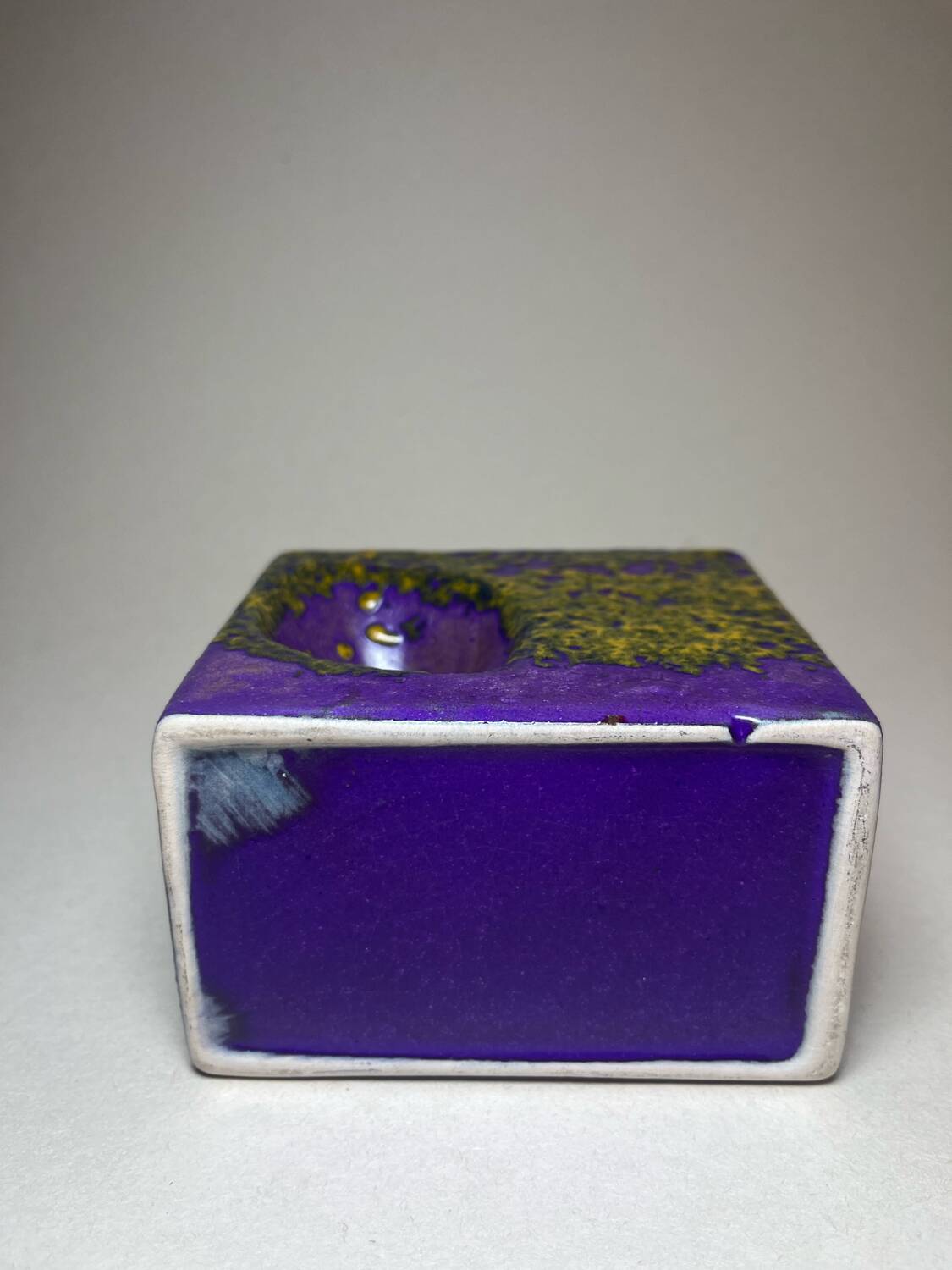 Vintage cubic vase