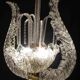 Lot de 3 lustres fontaine Art Déco de Barovier e Toso, verre de Murano, 194