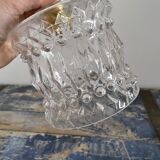 New electrified chiseled glass wall lamp