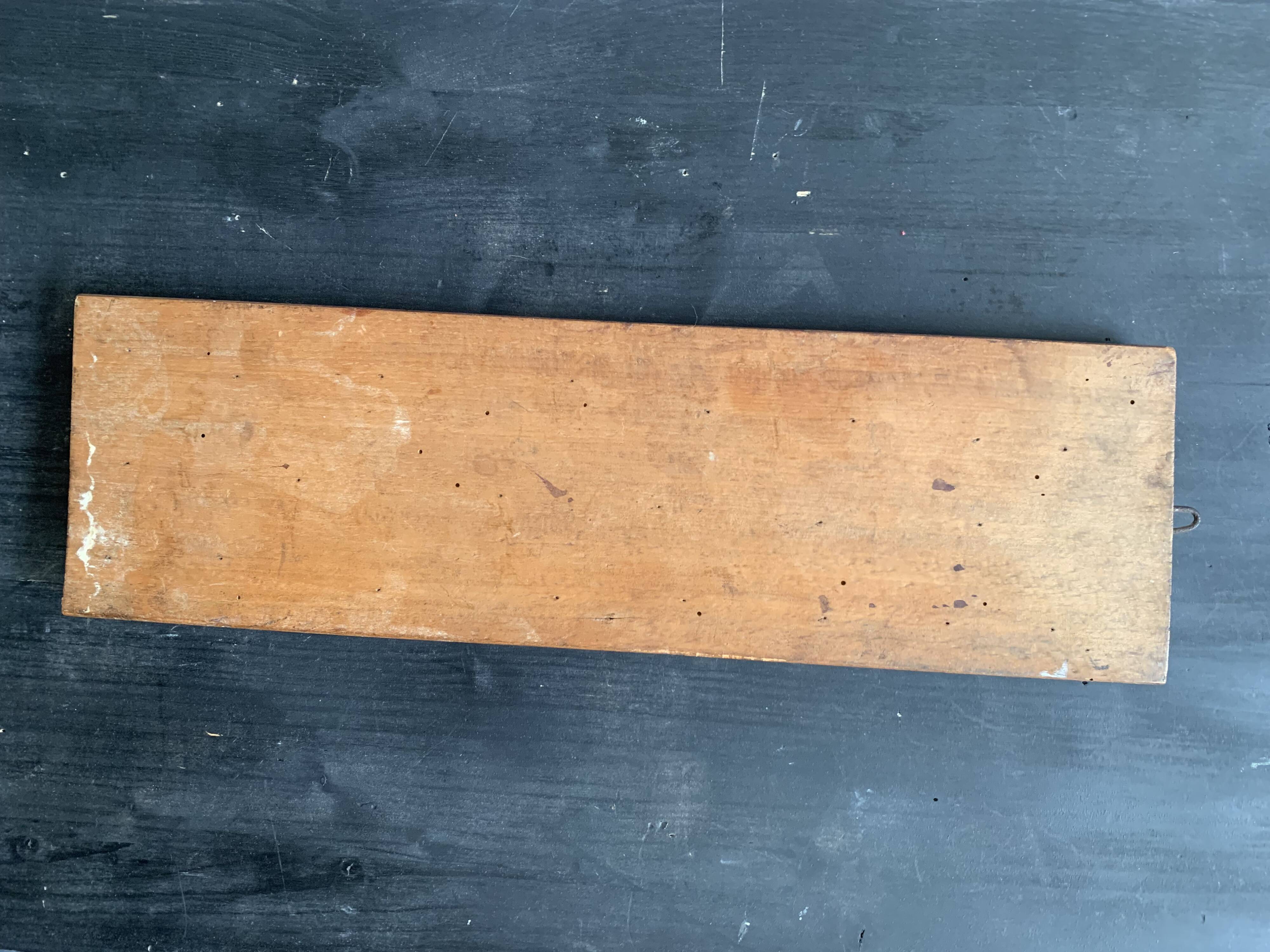 Small 19th century carved wooden wall panel