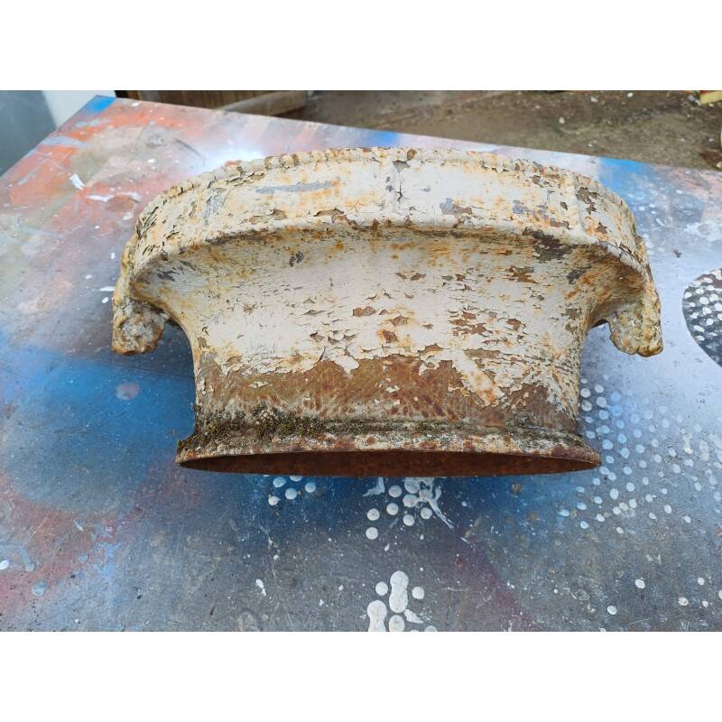 3 cast iron planters 1900: Charleville - Mézières