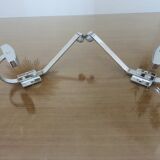 Pair of chrome metal pads 70s