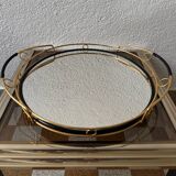 Brass mirror tray from the 60s