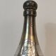 Rare silver-plated and brass shaker in the shape of a champagne bottle