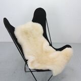 BKF Butterfly Chair by Jorge Hardoy-Ferrari for Knoll, 1960s incl. Sheepskin