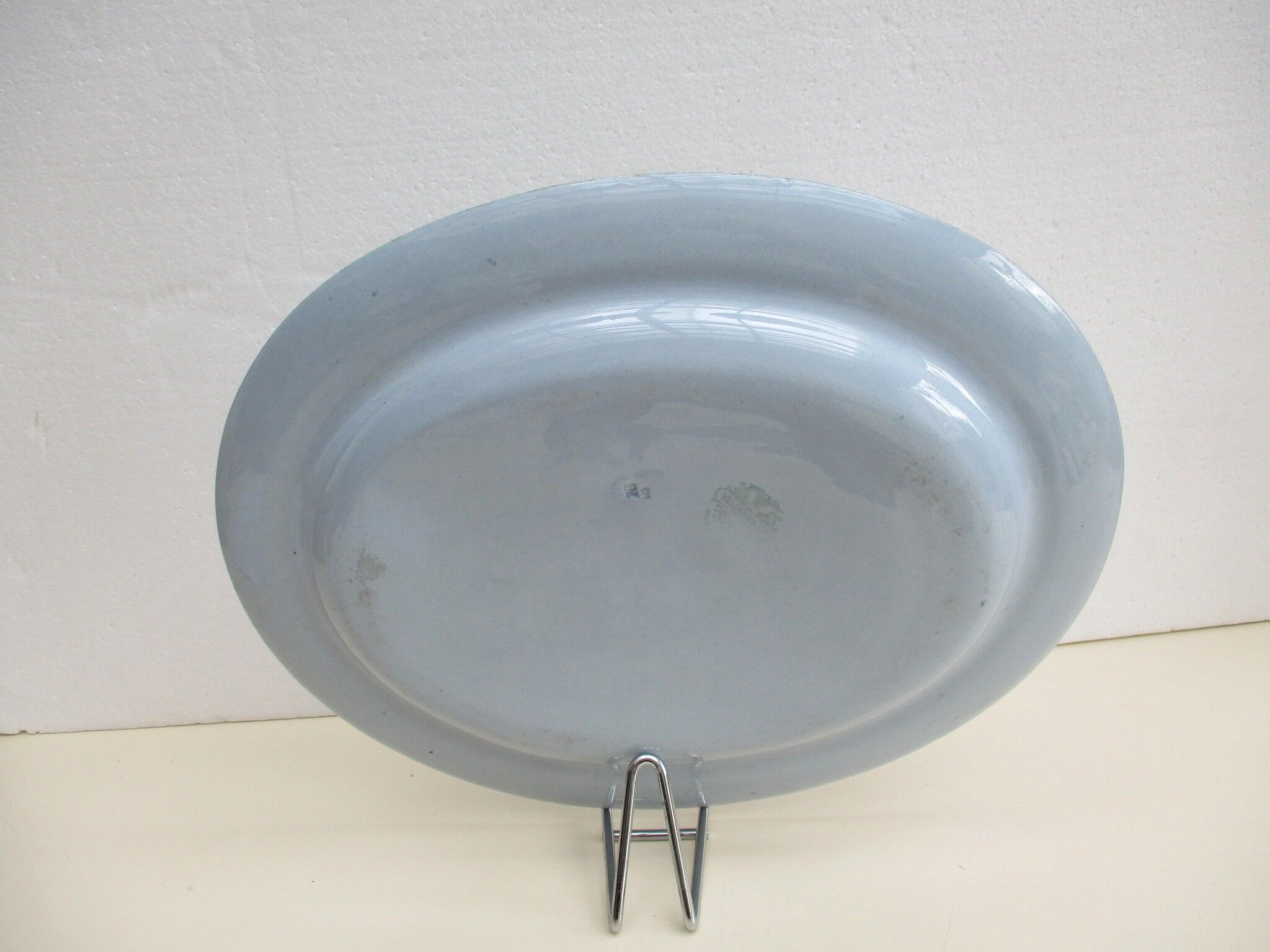 Plat Villeroy and Boch old blue earthenware