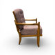 "José" armchair in solid oak by Guillerme & Chambron for Votre Ma