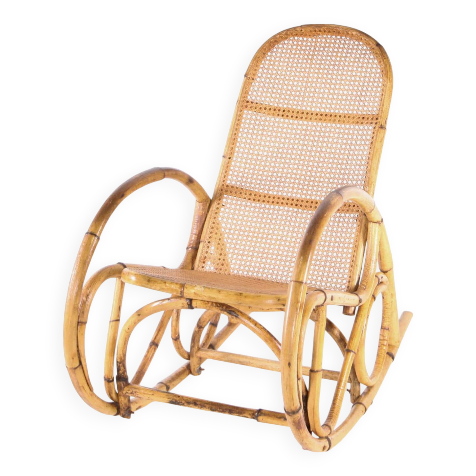 Rattan rocking chair