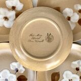 Stoneware dessert plates