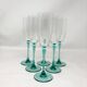 6 Luminarc champagne flutes