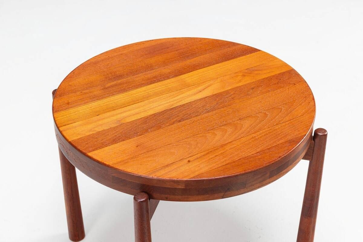 Table tray sculpturale Jens Quistgaard en teck Danemark 1960