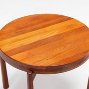 Table tray sculpturale Jens Quistgaard en teck Danemark 1960