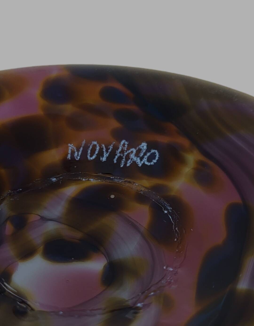 Jean claude novaro vaas, meerkleurige vaas, hedendaags, frankrijk 1943-2014