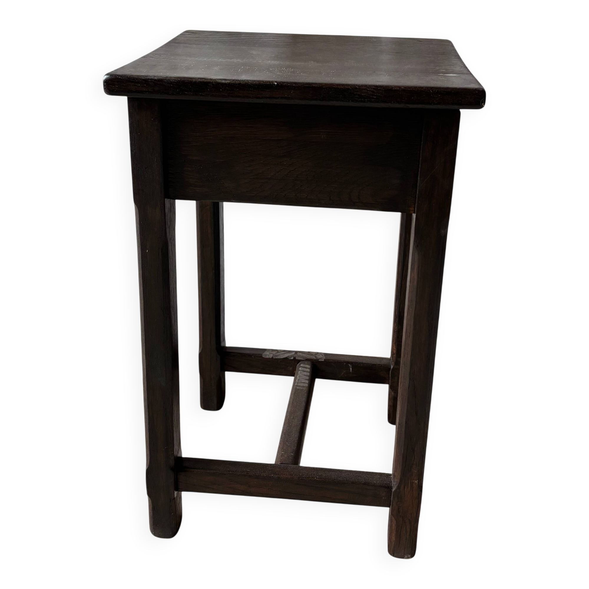 Table d'appoint en bois avec rangement secret