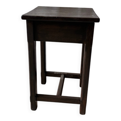 Table d'appoint en bois avec rangement secret