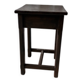 Wooden side table with secret storage