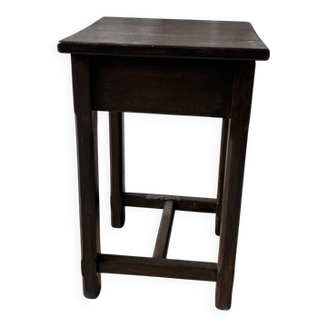 Wooden side table with secret storage