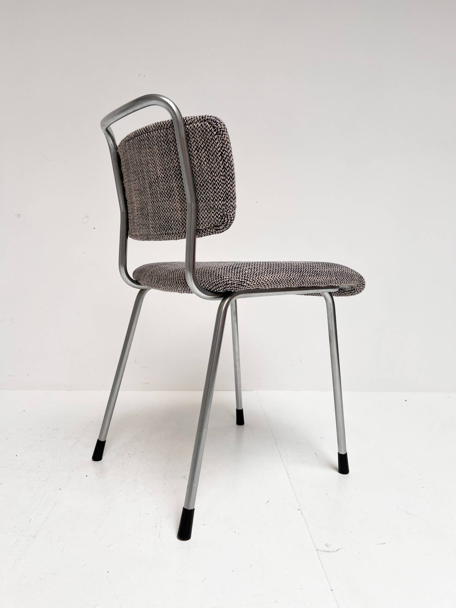 Set of 6 reupholstered chairs by Gebroeders De Wit, 1960s