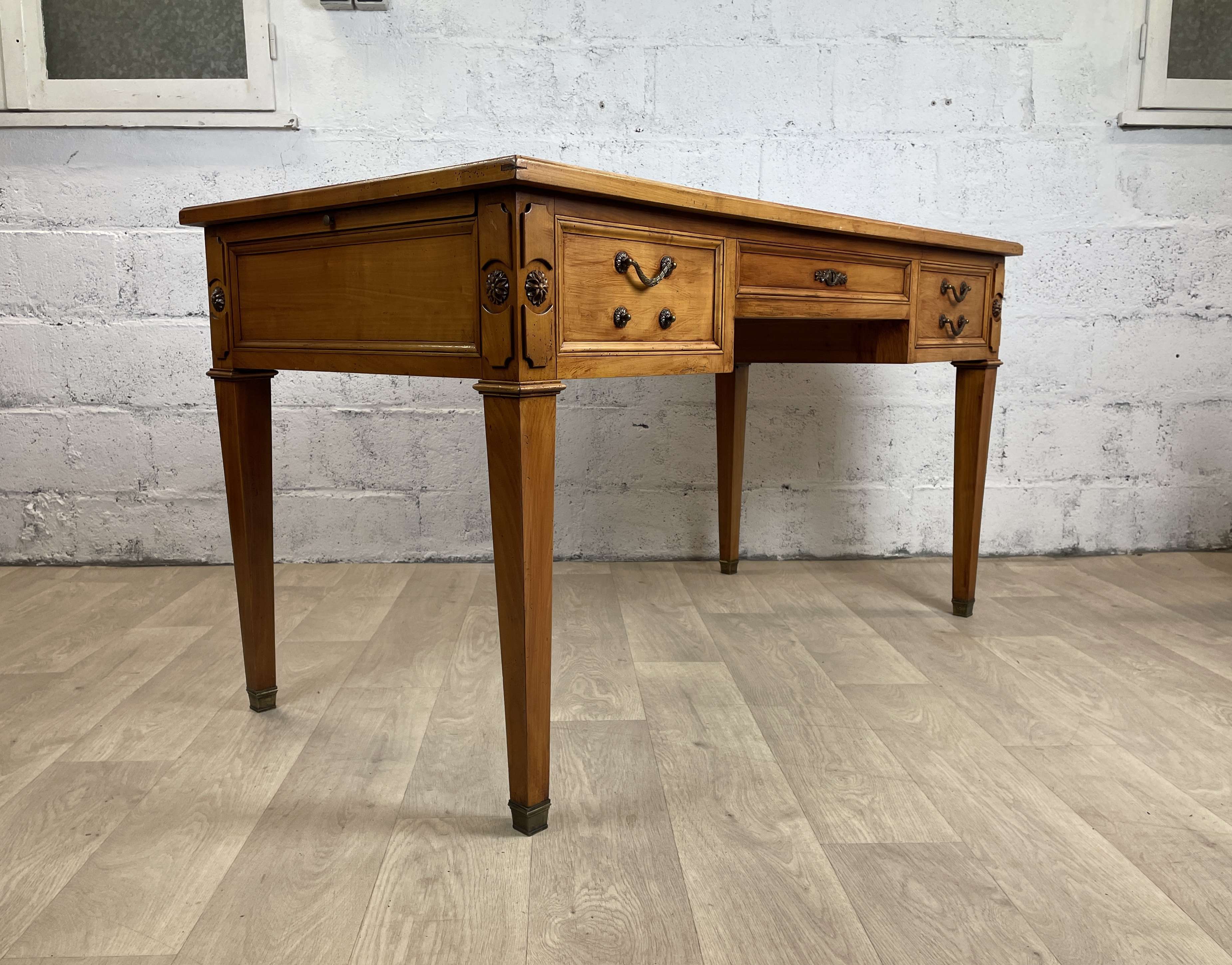 "minister's" office and its solid cherry tree armchair, 70s-80s