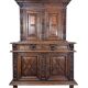 Double body sideboard, Walnut, Renaissance period, Circa 1600