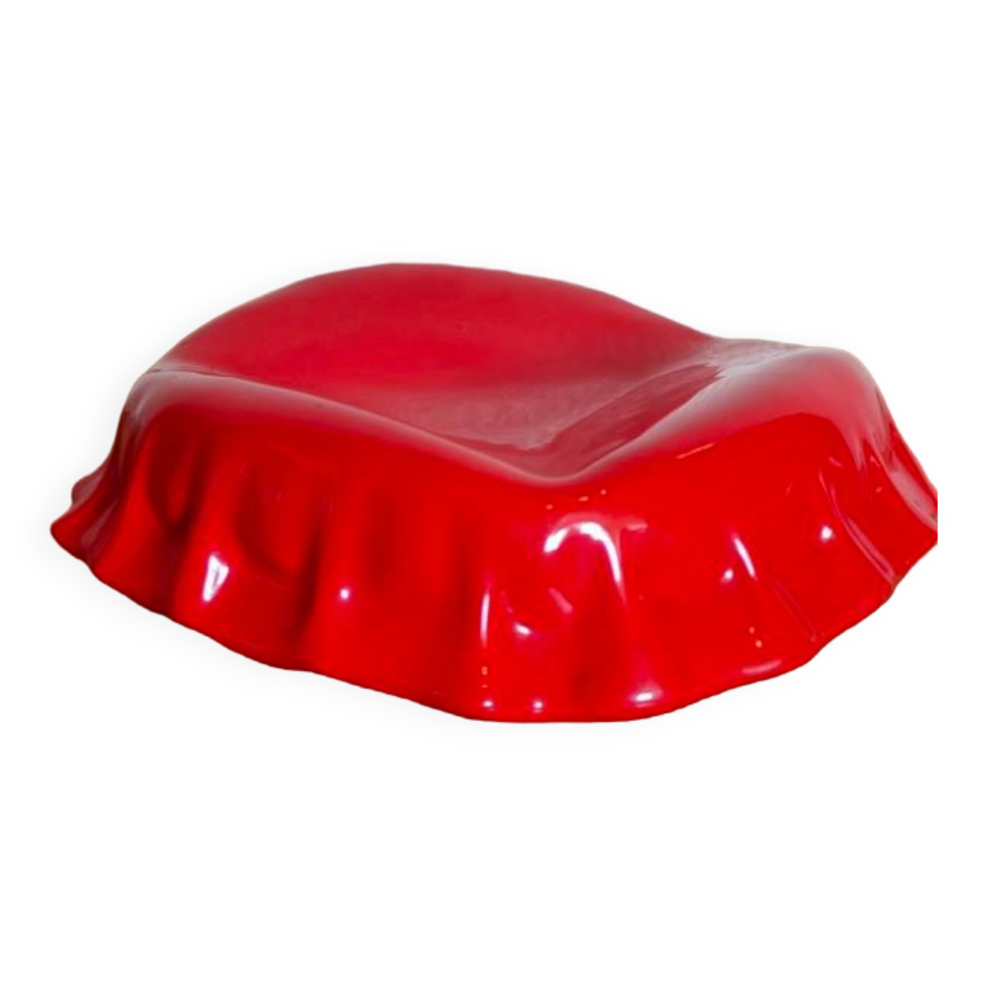 Large empty pocket ceramic capsule shape of jp peiré
