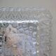 Small square ceiling light wall light in minimalist glass 1970 1980 seventies eighties LAMP-5046