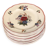 Set of 12 Sarreguemines plates