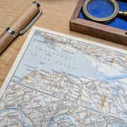La Seine et son embouchure, carte originale imprimée en 1902