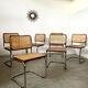 Lot de 6 chaises Cesca B32 Marcel Breuer, 1970