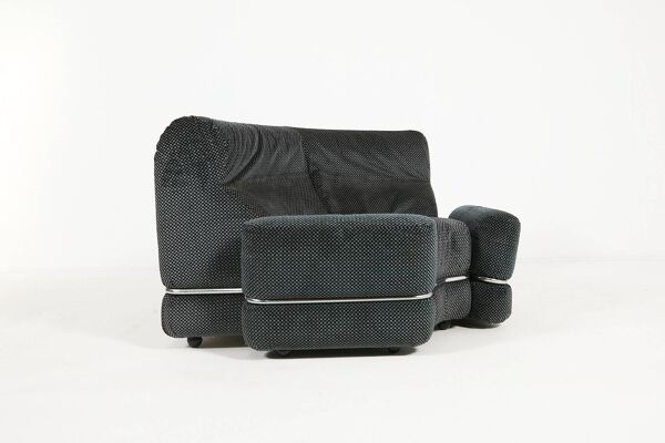 Fauteuil lounge italien vintage des années 1970