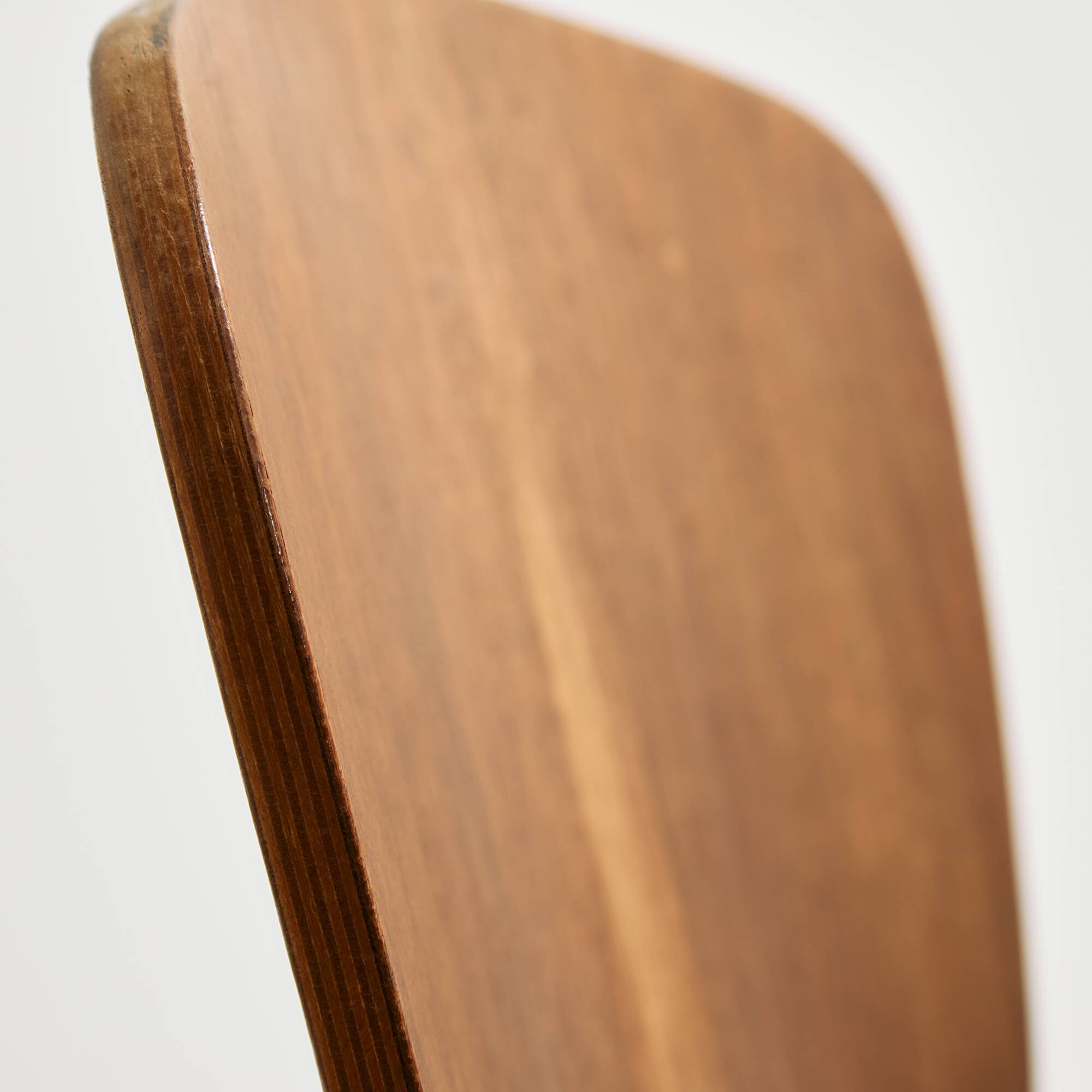 Teak chair with writing tablet