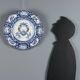 Large antique Alba Docilia plate in majolica, Albisola, Italy, 1930s.