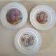 3 assiettes Les mois Janvier Février Saint Amand