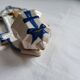 Old Faience Baptismal Font Enamelled Cross