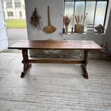 Monastery-style farmhouse table, pine, 210cm