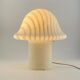 White glass Peill and Putzler mushroom table lamp XL